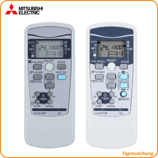 Điều khiển điều hoà Mitsubishi - Remote máy lạnh Mitsubishi (Mặt đen, trắng và màu xám)