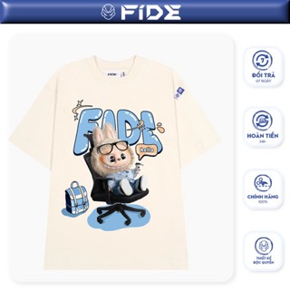 Áo thun FIDE LABUBU phông unisex form rộng local brand nam nữ cổ tròn oversize - AT97