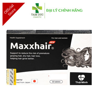 Viên Uống Maxxhair (Hộp 30 viên) - Giảm rụng tóc, giúp mọc tóc