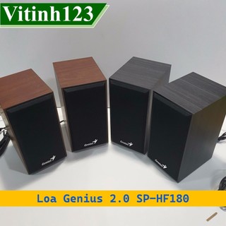 Loa Genius 2.0 SP-HF180 Đen, Gỗ