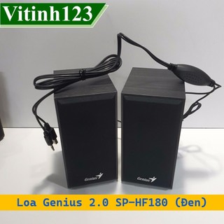 Loa Genius 2.0 SP-HF180 Đen, Gỗ