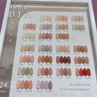 LẺ CHAI SƠN TRONG SET SƠN THẠCH RABIA 24 MÀU NHÉ Ạ