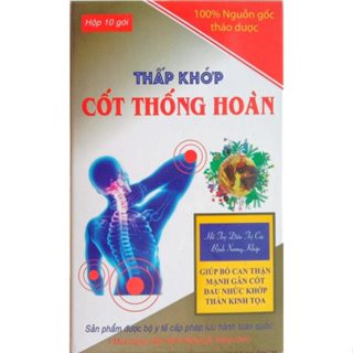 Viên uống đau nhức xương  Thấp khớp Cốt thống hoàn (mẫu mới) hộp 10 gói - Nhà thuốc An Đức