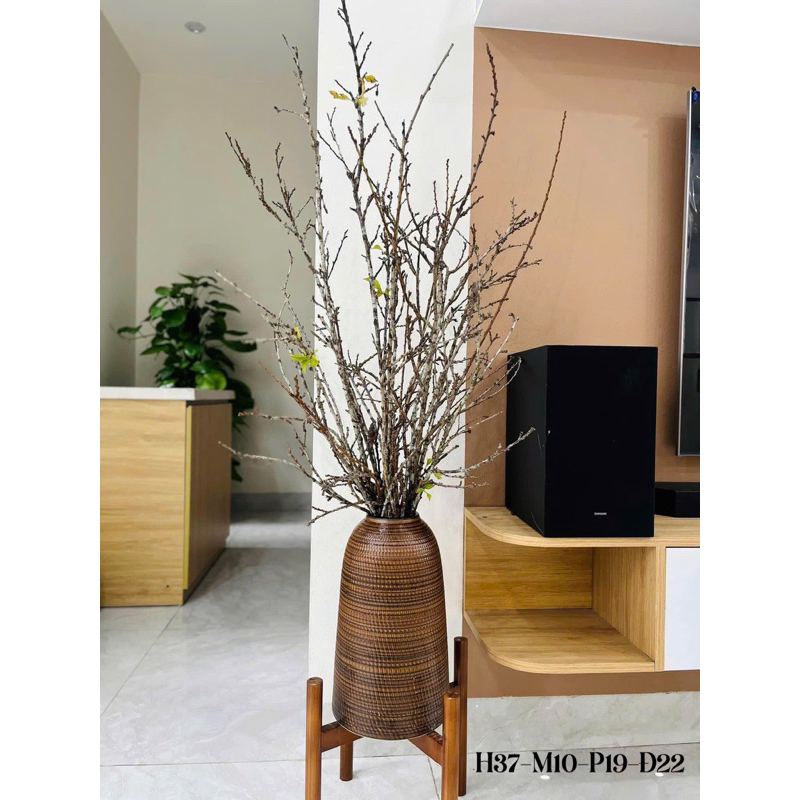 Bình Chuông Cắm Cành Đào, Lê, Mận, Tuyết Mai...Siêu Xinh, Bình Cắm Hoa Dáng Chuông Hot Hit, Bình Chuông Gốm Bát Tràng