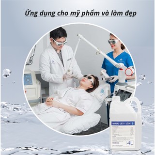 Nước cất tinh khiết Chuyên dụng - Nước cất 1 lần Chai 500mL/ 4L 💧 (Distilled water)