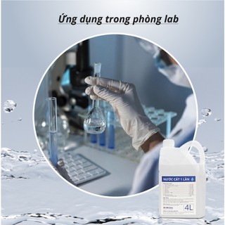Nước cất tinh khiết Chuyên dụng - Nước cất 1 lần Chai 500mL/ 4L 💧 (Distilled water)