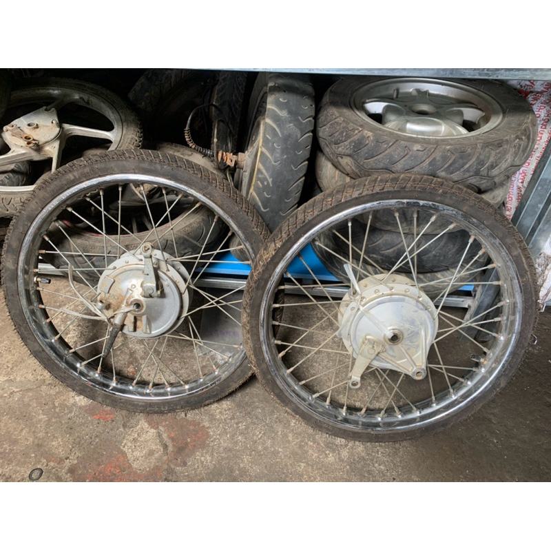 Vành nan xe máy Wave 100cc - 110cc hàng TQ cũ tháo xe