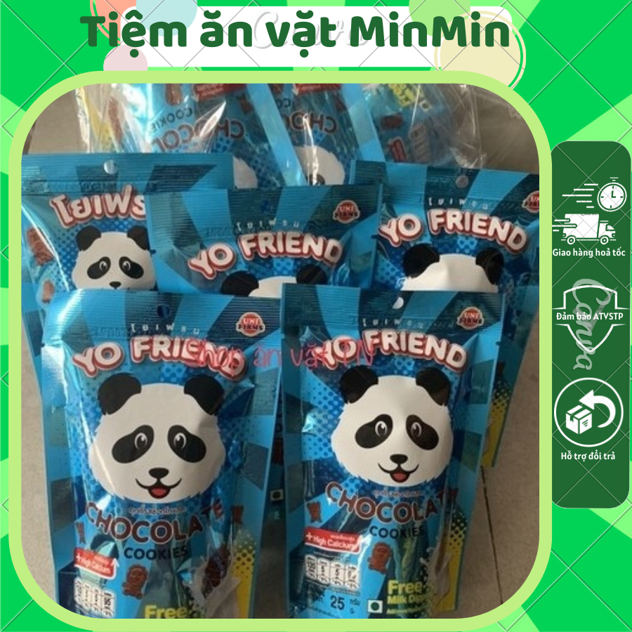 Bánh Gấu Thái Socola chấm kem