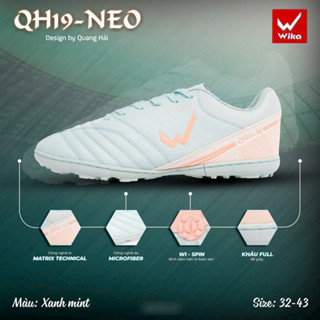 Giày đá bóng Wika QH19 Neo 2 x Quang Hải phiên bản nâng cấp mới nhất size 32-44 màu mới trẻ em người lớn size nhỏ to rẻ
