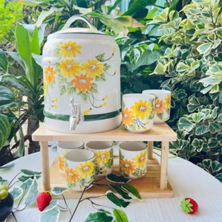 Bình đựng nước 4 lít - hàng gốm sứ Bát Tràng.