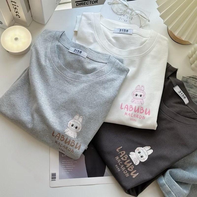 Áo Thun Form Rộng Nam Nữ 3158 Cotton Khô LBB MACA