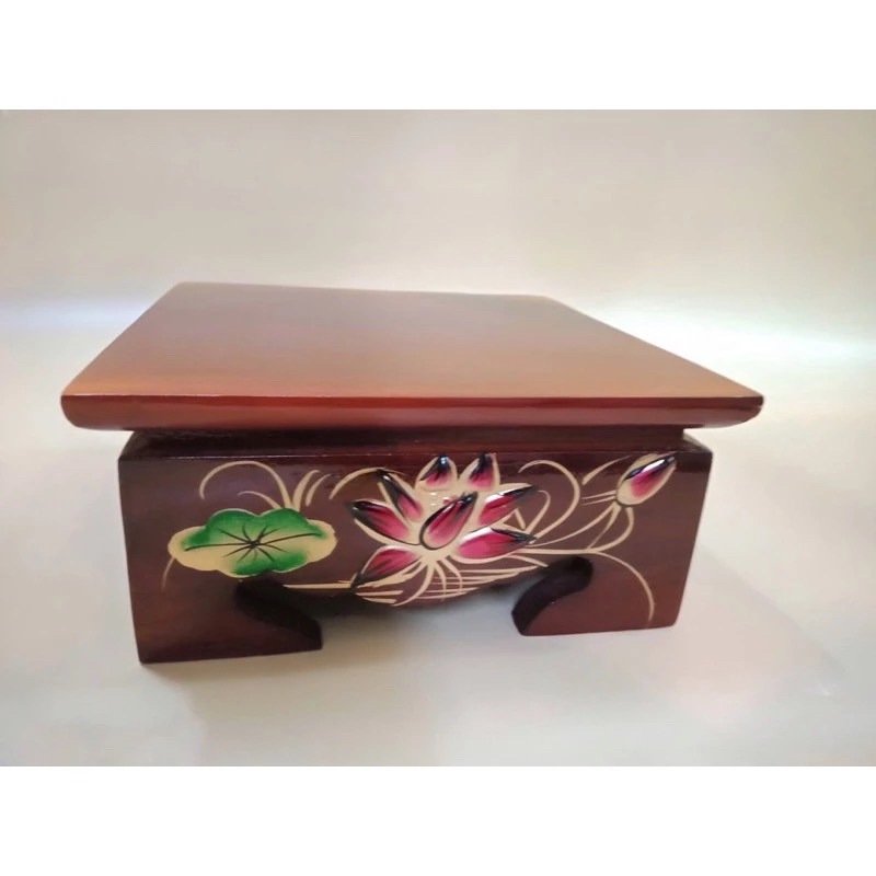 Đôn gỗ kê tượng chữ nhật ( 20*15cm)