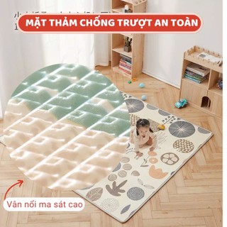 [HCM SIêu Tốc] Thảm Xốp 2 Mặt Gấp Gọn XPE Thảm Chơi Silicon Siêu Mềm An Toàn Bảo Vệ Bé Tập Đi Tập Bò