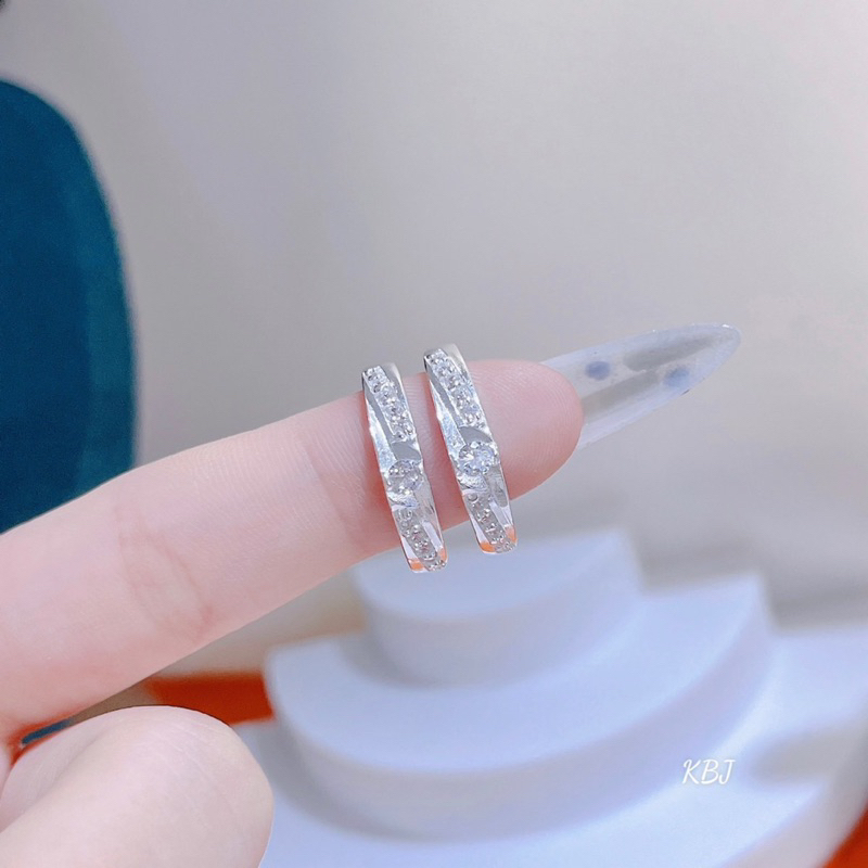 Nhẫn đôi bạc, nhẫn cặp đôi chéo Thuận Nhung Jewelry