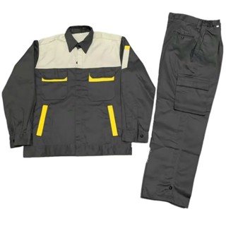 Bộ bảo hộ, quần áo bảo hộ lao động M43 (có túi chéo bên hông ) giá rẻ,hàng may tại xưởng chuẩn chất kaki 3.1 dày dặn