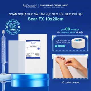 Miếng Dán Xẹp Sẹo Lồi / Phì Đại REJUVASKIN Scar FX 10x20cm