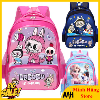 [LỚP 1-3] Balo đi học cho bé trai gái cấp 1 tiểu học, hoạt hình siêu nhân, công chúa, labubu- ba lô cặp sách nhiều ngăn