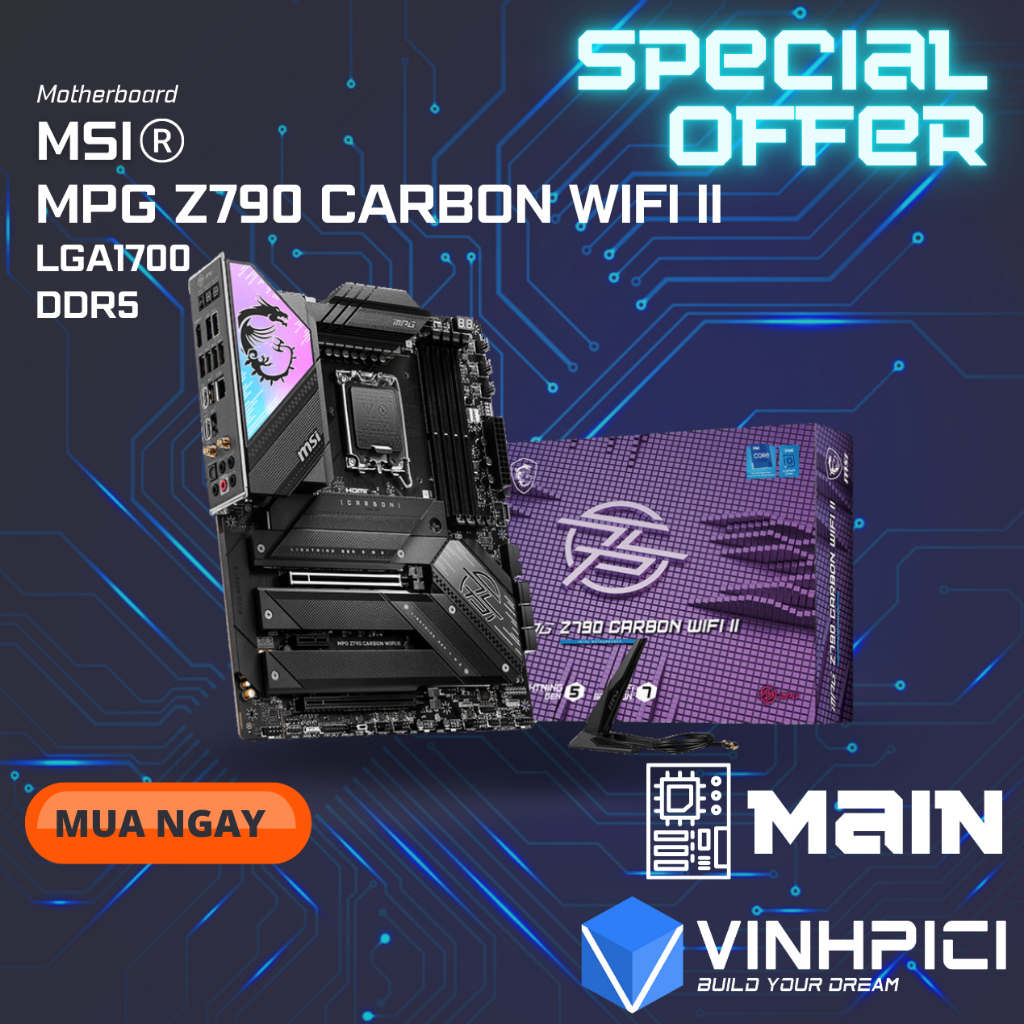 Mainboard MSI MPG Z790 CARBON WIFI II [NEW]