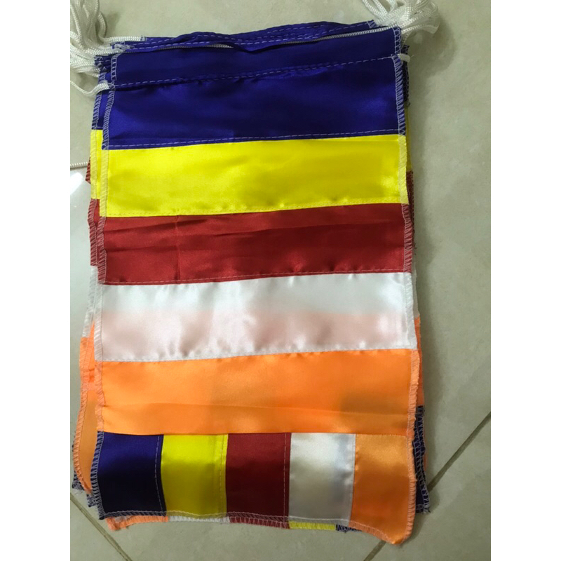Sỉ lẻ cờ dây Phật, cờ phật giáo - trang trí chùa ngày lễ tết