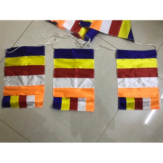 Sỉ lẻ cờ dây Phật, cờ phật giáo - trang trí chùa ngày lễ tết