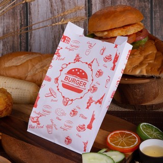 1000 túi giấy đựng Burger (giấy hút dầu MG hoặc Fort Nhiều Hình)