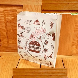 1000 túi giấy đựng Burger (giấy hút dầu MG hoặc Fort Nhiều Hình)