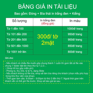 giấy in khổ A4 - A0