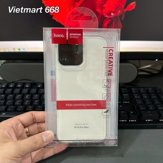 Ốp Lưng Trong Suốt Hoco Dành Cho iPhone X - iPhone 17ProMax