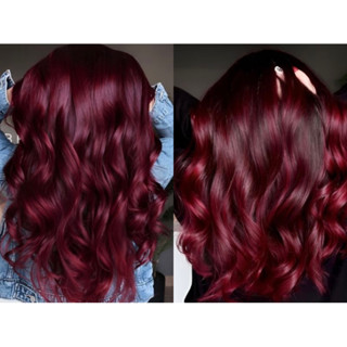 [Chính hãng ] Thuốc nhuộm tóc phủ bạc màu ĐỎ RƯỢU VANG Vitality’s lên màu cực sang sp của Ý 🇮🇹