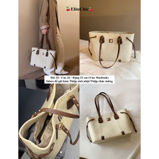  🍒Chio'2nd🍒 Sẵn Túi Tote Cỡ Lớn Đựng A4 Laptop Sách Vở Dây Đeo Chéo Xách Tay Đi Làm Cho Nữ Da PU Chống Nước 