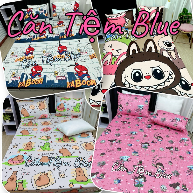 Ga Giường Thun Lạnh Lụa Ý - Không Vỏ Gối