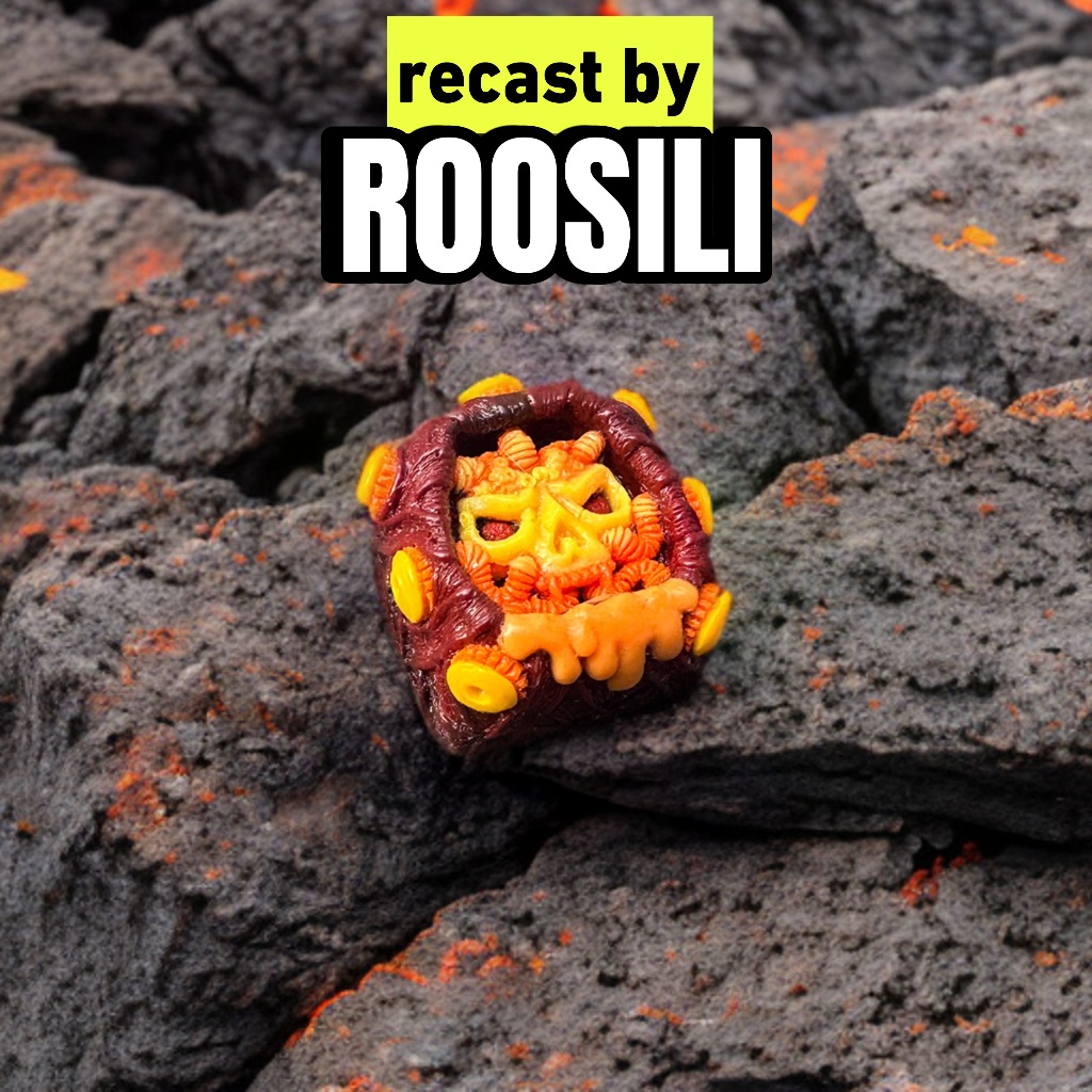 Keycap Artisan Hỏa Hồn Chiến Thần Roosili Recast