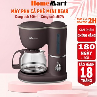  Máy pha cafe mini Bear KFJ-A06K1 A06Q1 máy pha cà phê mini tự động dung tích 600ml – BH 6-18 tháng 