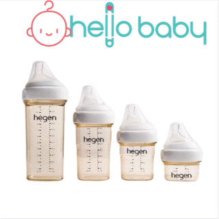 Bình sữa cho bé Hegen PPSU, Bình sữa trẻ em cổ rộng 60ml/150ml /240ml/330ml- FULL BOX