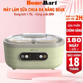 Máy làm sữa chua Bear 1.75L, máy ủ sữa chua đa năng, HomeMart – Bảo hành 6-18 tháng