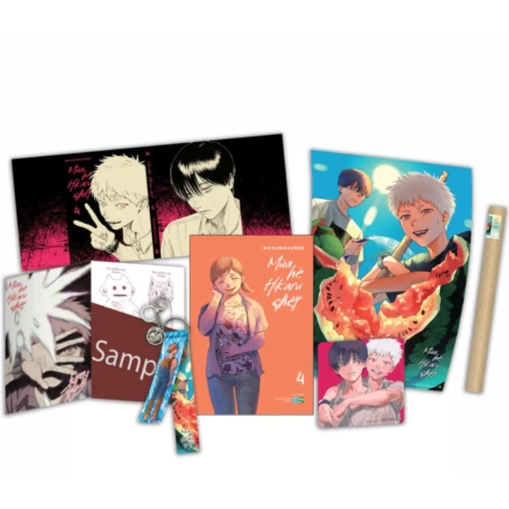 [Gói đảm bảo] Combo  Sưu tầm Poster+phụ kiện+Mùa hè Hikaru chết"  4  Full-sealed IPM