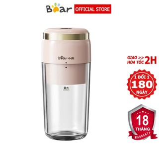  Máy xay sinh tố cầm tay Bear 300ml máy xay sinh tố mini sạc điện – Bảo hành 6-18 tháng 