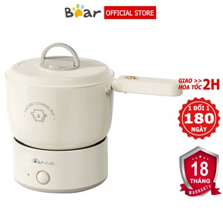 Nồi điện mini đa năng 1.2L Bear DRG-E12L3/V12Z1 nồi lẩu điện mini – Bảo hành 6-18 tháng
