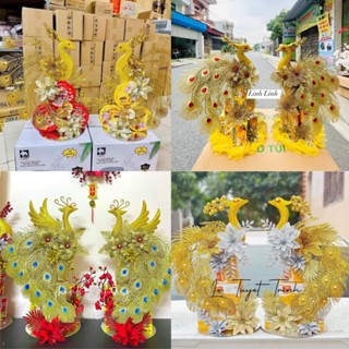 Set phụ kiện tháp Công trang trí tết sang trọng, cháp công tài lộc các mẫu mới nhất