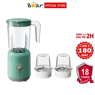 Máy xay ăn dặm đa năng Bear 3 cối xay, xay sinh tố, xay thịt, xay đồ khô – Bảo hành 6-18 tháng