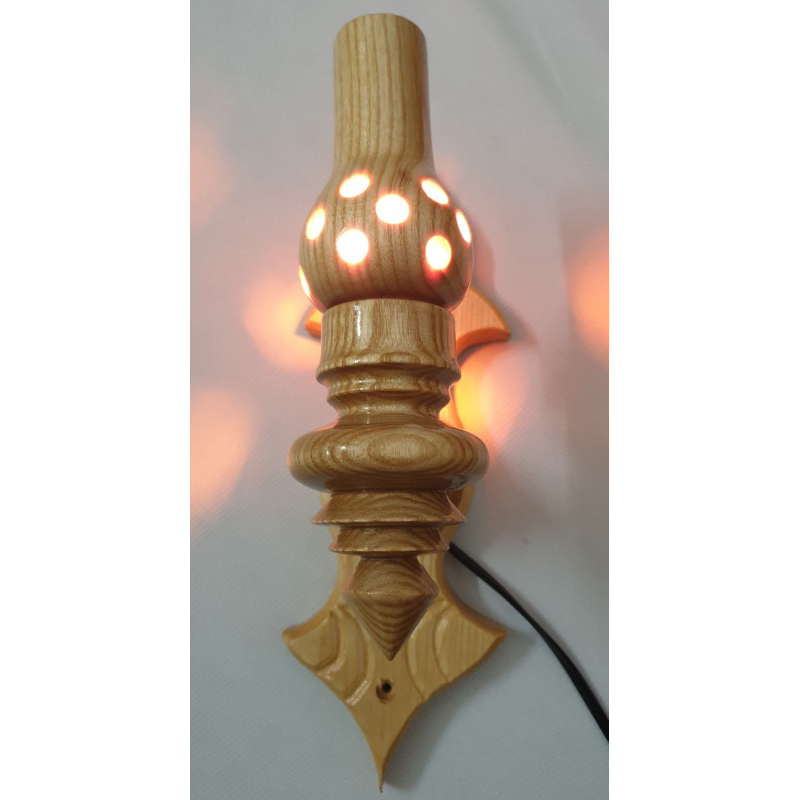 Đèn thờ công giáo bằng gỗ | Đèn treo tường cho bàn thờ Chúa | Đồ thờ công giáo