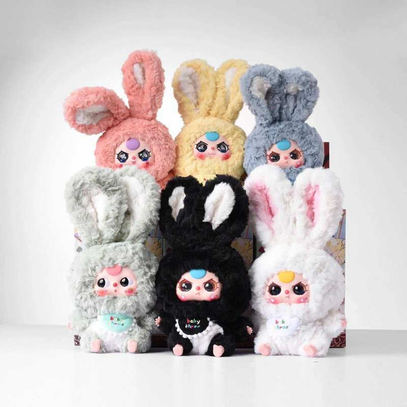MÔ HÌNH BABYTHREE - RABIT TOWN - Đồ chơi móc khoá trang trí dễ thương, BLINDBOX