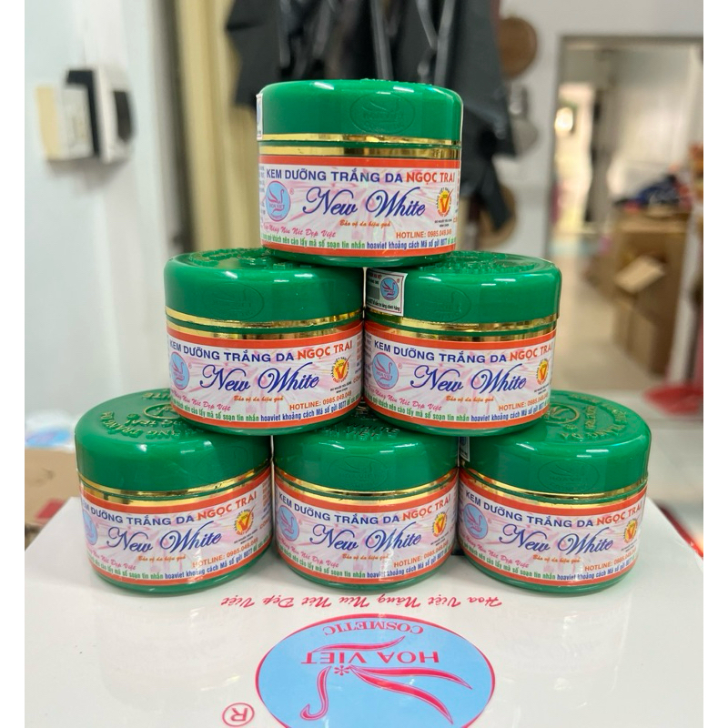 KEM NEW WHITE TRẮNG DA NGỌC TRAI KEM HOA VIỆT