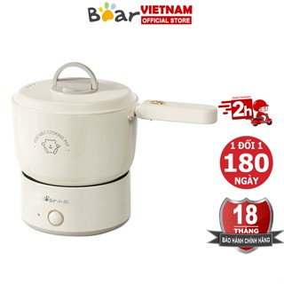 Nồi điện mini 1.2L Bear DRG-E12L3/V12Z1 nồi lẩu điện mini đa năng – Bảo hành 6-18 tháng
