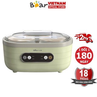 Máy làm sữa chua 1.75L Bear SNJ-C10P2 máy ủ sữa chua 4 chức năng, lên men tự động – BH 6-18 tháng