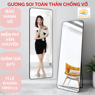 Gương soi toàn thân chống vỡ, gương đứng ,treo tường Kích thước lớn 150x40cm