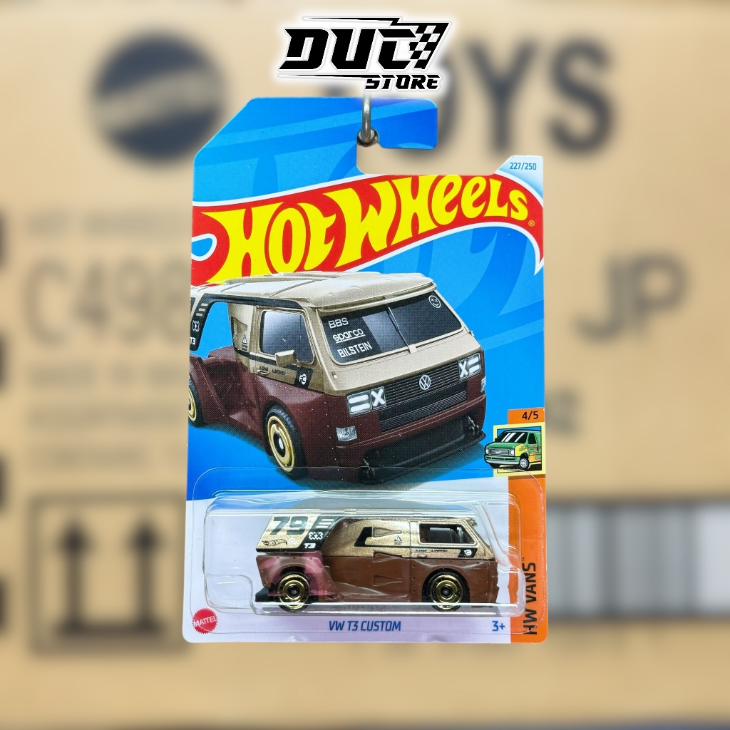 Ducstore Xe mô hình HRY57 Hot Wheels VW T3 Custom - basic Q case 2024