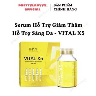 Vital X5 Serum Hỗ Trợ Sáng Da, Hỗ Trợ Mờ Thâm, Dung Tích 20ml, Phù Hợp Cho Nam Và Nữ, Skincare