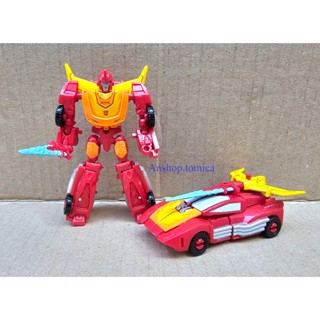 Robot Mini Transformers HOT ROD cao 9cm biến hình xe đua hàng Has..bro (Mỹ) Nobox