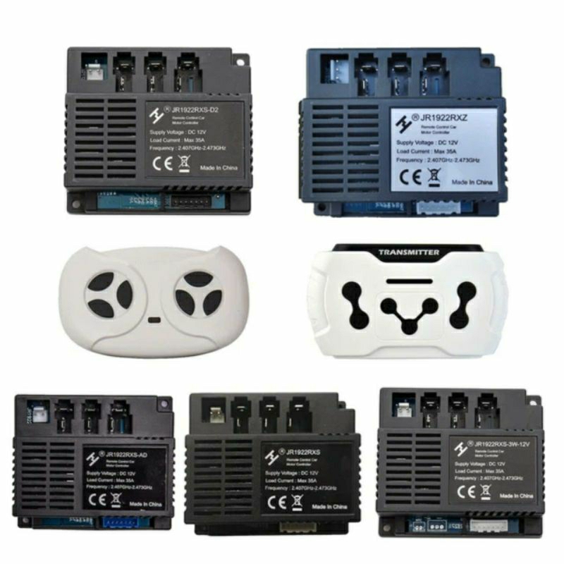 [JR1922RX 12V] Bo mạch và điều khiển từ xa cho xe điện trẻ em 12V các mẫu, Hàng loại 1 chất lượng ca